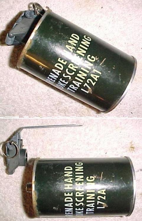 British L72A1 Smoke Training Grenade